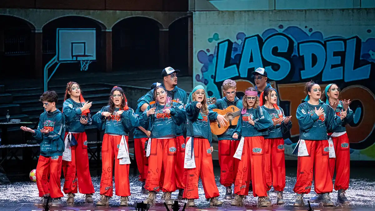 Desde Mérida ha llegado la comparsa 'Las del patio'. Foto: José María Reyna.