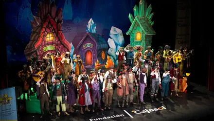 El coro 'A pico y Pala' ha sido la única agrupación de la modalidad en el COAC juvenil 2026. Foto: José María Reyna.