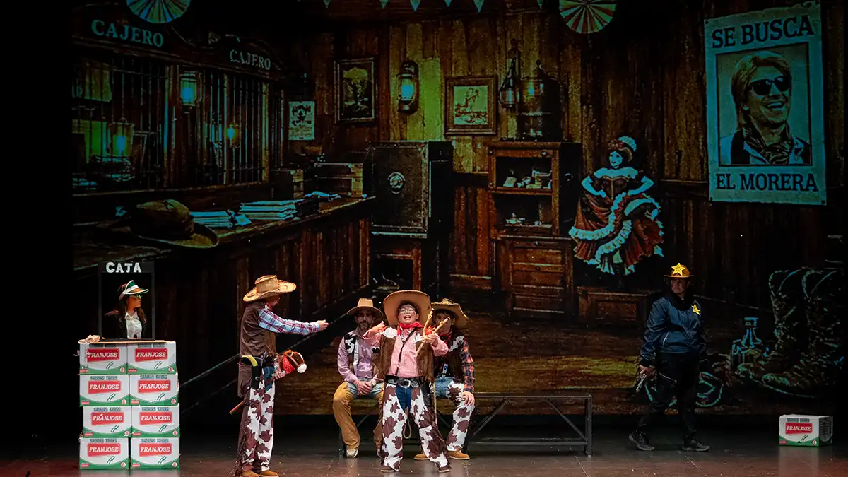 Cuarteto 'Las Verdades del vaquero' en el COAC 2026 juvenil. Foto: José María Reyna.