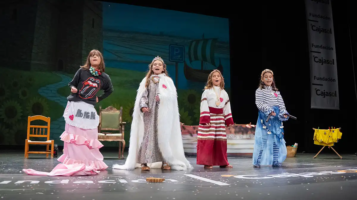 Cuarteto 'Las vecinas de Doña Blanca' en escena. Foto: José María Reyna.