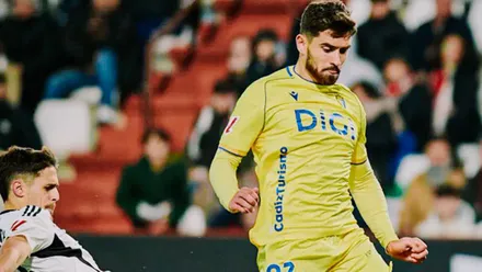 GArcía Pascual tuvo el 0-1 justo antes del 1-0 del Albacete Balompié. Foto: Cádiz CF.