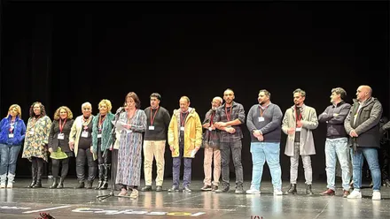 El jurado justo antes de dar su primer veredicto. Foto: Carlos Sacaluga.