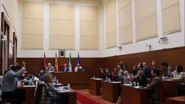 Concejales del Ayuntamiento de Chiclana reunidos en Pleno.