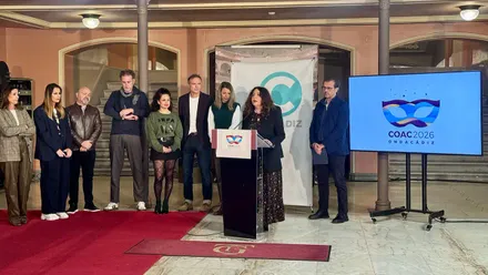 Presentación del dispositivo de Onda Cádiz para la retransmisión del COAC 2026 en el Gran Teatro Falla.