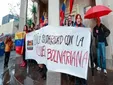 La primera protesta en España contra la acción militar de EE.UU. en Venezuela arrancó en Cádiz