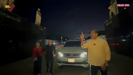 Última aparición pública de Maduro antes de ser capturado por Estados Unidos. Foto: Youtube Luigino Bracci Roa desde Venezuela