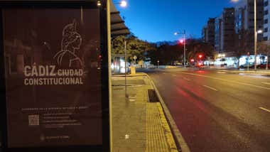 Así amanecía Cádiz este sábado 17 de enero. Foto: Eulogio García.