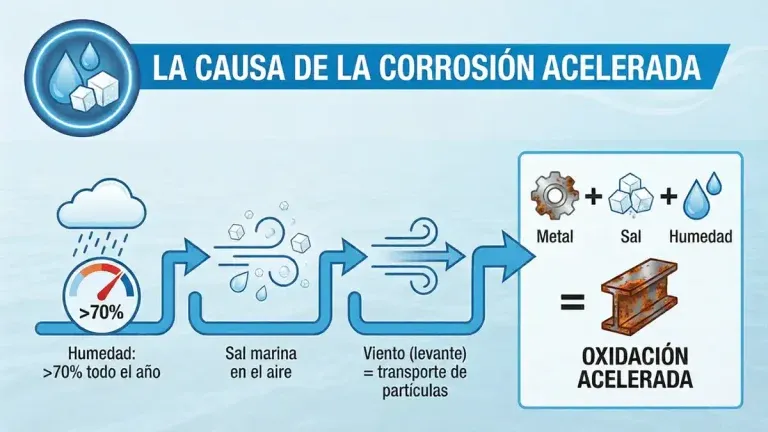 Por qué tu coche se oxida más rápido en Cádiz