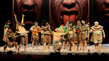 Grupo cantando en el Carnaval de Puerto Real.