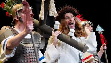 El cuarteto 'Crónica de una muerte más que anunciada' es una de las agrupaciones que ha lucido el pito en el COAC 2026. Foto: José María Reyna.