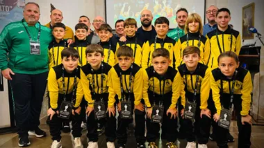 Germán Boardo con la selección de El Puerto.