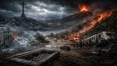 Terremotos, descarrilamiento de trenes, erupciones, todo en España.