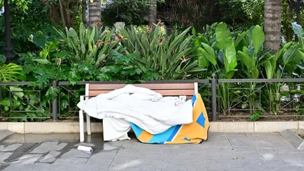 Pertenencias de una persona sin hogar Cádiz