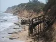 El temporal arrasa la playa de Punta Candor en Rota, la imagen actual es desoladora