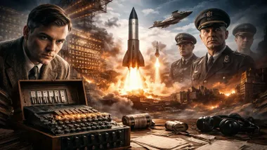 Las V2, la Máquina Enigma y científicos aliados y del Tercer Reich.