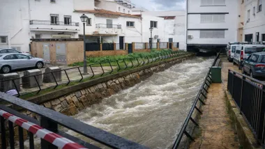 Tramo del río a su paso por Ubrique.