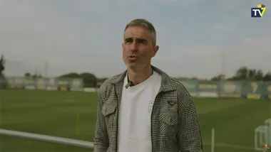 Gaizka Garitano en su despedida del Cádiz CF que el club ha compartido en sus redes sociales. Foto: Cádiz CF.