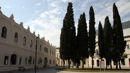 Exterior de la Facultad de Derecho de la Universidad de Sevilla donde se celebrará la Asamblea Constituyente del Colegio Oficial de Criminología de Andalucía. Foto: Universidad de Sevilla.