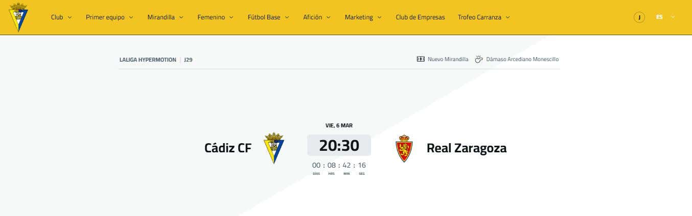 El Cádiz CF al borde de la tormenta perfecta recibe al colista Real Zaragoza