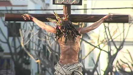 Imagen del crucificado del Perdón de Chiclana.