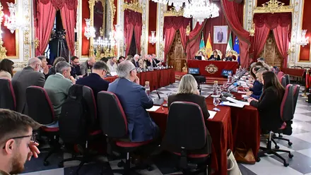 El Pleno de marzo de la Diputación de Cádiz ha aprobado dos mociones que defendían lo contrario. Foto: Eulogio García.