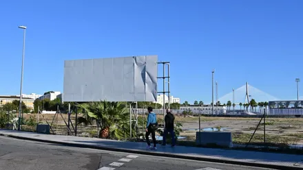 Solar en el que se construirá el nuevo hospital de Cádiz. Foto: Eulogio García.