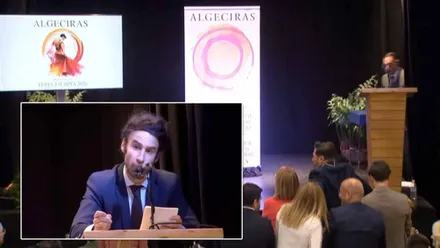 Momento de la intervención de Antonini.