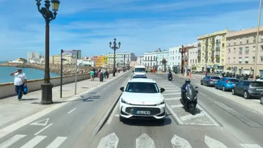 Atasco en el Campo del Sur durante esta semana