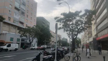 Cielo con calima sobre Cádiz este 28 de abril. Foto: José Luis Porquicho Prada.