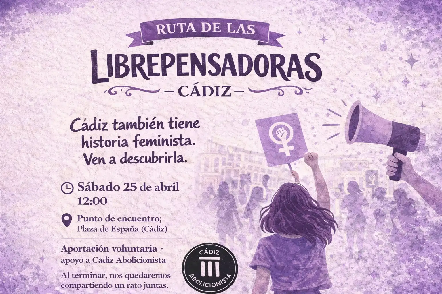 Una ruta feminista para recuperar la historia olvidada de las mujeres de Cádiz
