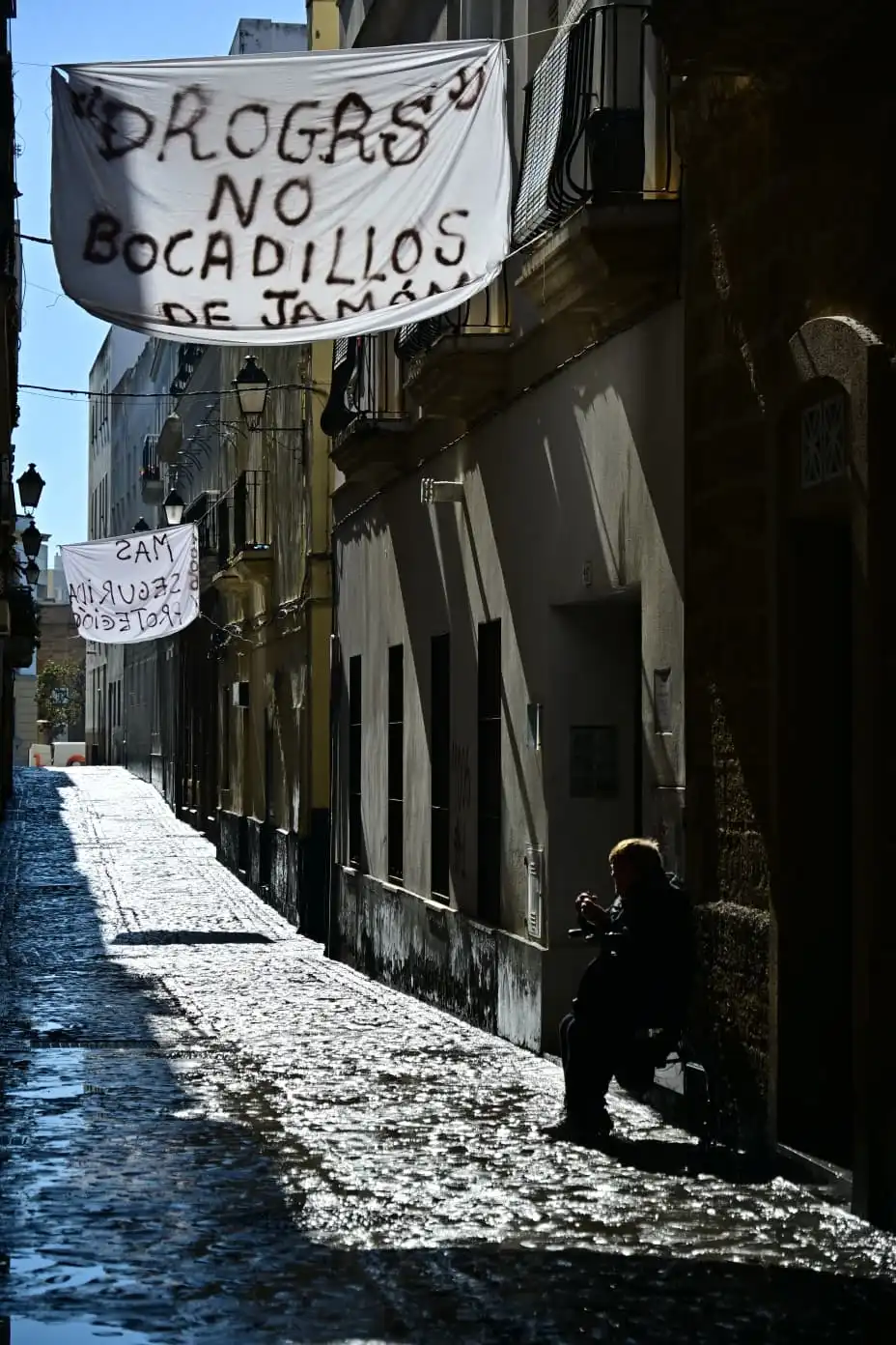 Santa María se llena de pancartas contra la droga: el 11006 vuelve a alzar la voz en sus calles