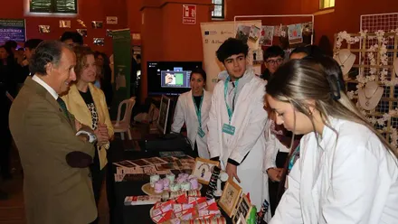 El alcalde de Chiclana, José María Román, ha visitado la tercera edición la Feria de Formación y Empleo, que se celebra hasta el jueves en Bodegas Vélez. Una visita en la que ha estado acompañado por las delegadas municipales de Educación y Fomento Económico, María José Batista y Manuela Pérez respectivamente, así como de representantes del tejido económico de la ciudad, entidades y centros educativos.