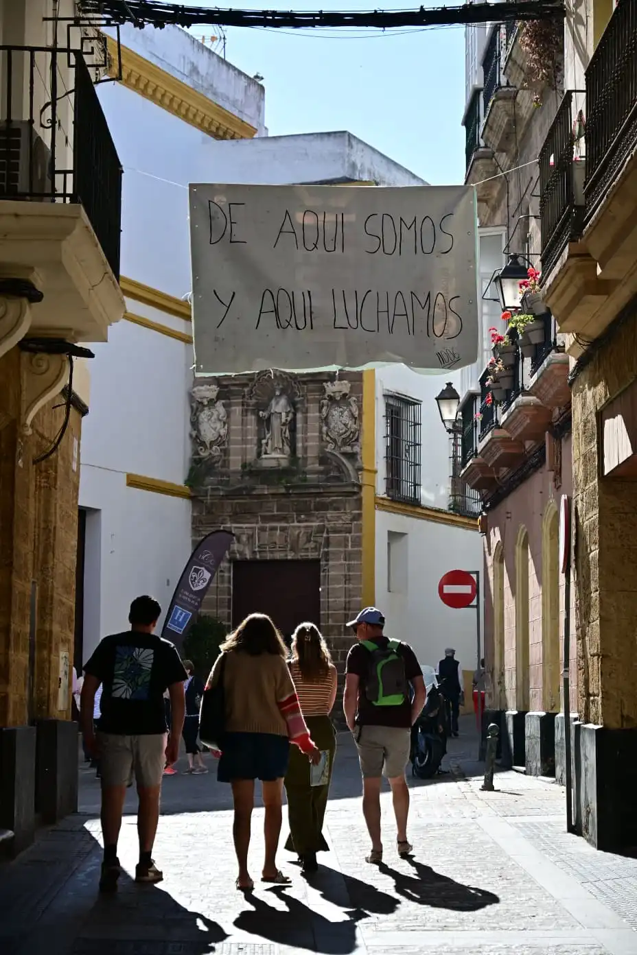 Santa María se llena de pancartas contra la droga: el 11006 vuelve a alzar la voz en sus calles
