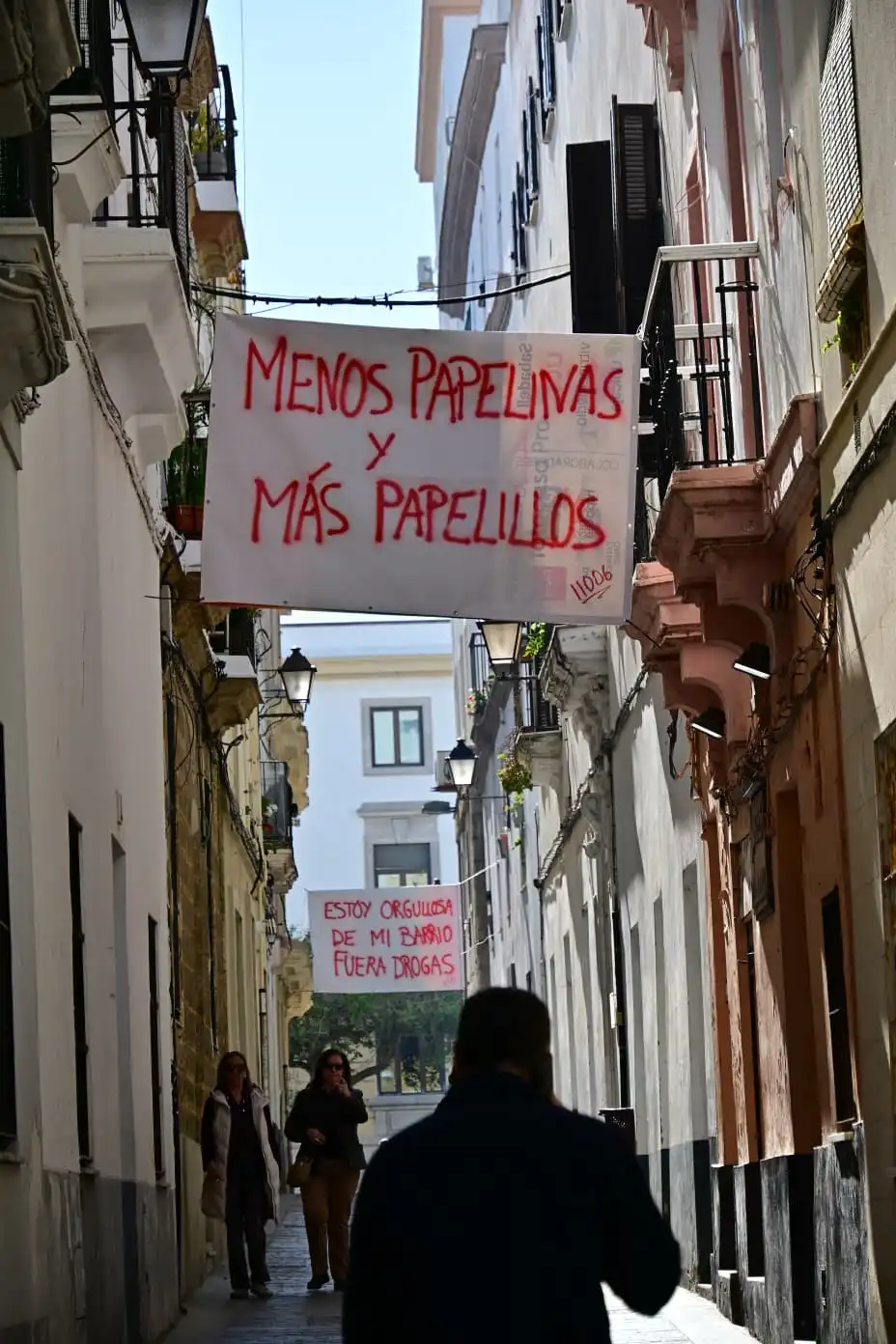 Santa María se llena de pancartas contra la droga: el 11006 vuelve a alzar la voz en sus calles