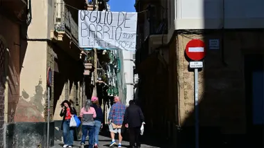Pancarta Orgullo de Barrio Santa María