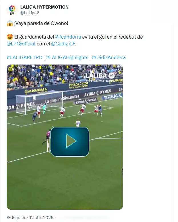 El Cádiz CF se sigue apagando: cae ante el Andorra y desaprovecha los pinchazos de todos sus rivales por la permanencia