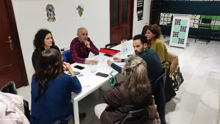 Reunión de Adelante Izquierda Gadutana con el comité de Afanas