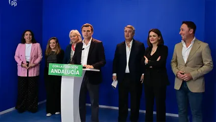 Bruno García en la rueda de prensa en la que ha contestado a los periodistas sobre la polémica sobre la denuncia contra la actuación de 'DSAS3'. Foto: Eulogio García.
