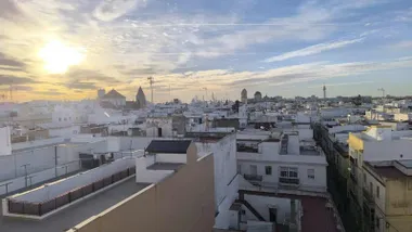 VIsta general de Cádiz desde una azotea