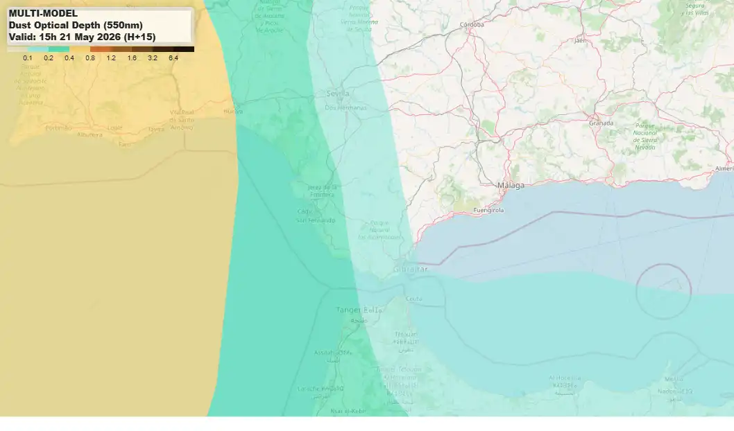El Levante acelera la llegada del verano a Cádiz: calor, calima y avisos por viento hasta el fin de semana