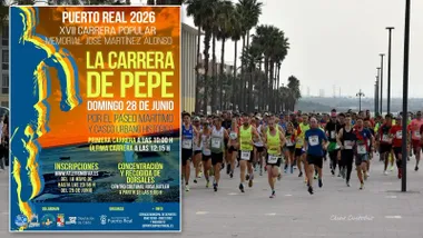 Corredores en la Carrera de Pepe de Puerto Real.