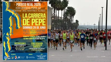 Corredores en la Carrera de Pepe de Puerto Real.