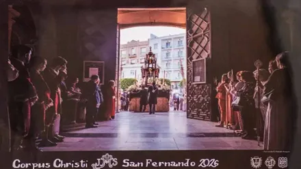 Custodio del Corpus Christi de San Fernando como parte del cartel oficial del mismo para 2026.