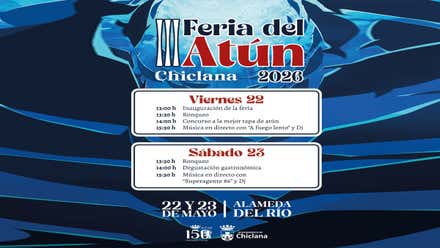 Cartel de la III Feria del Atún de Chiclana.
