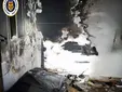 Un incendio en una vivienda de Chiclana deja dos trasladados al hospital por inhalación de humo