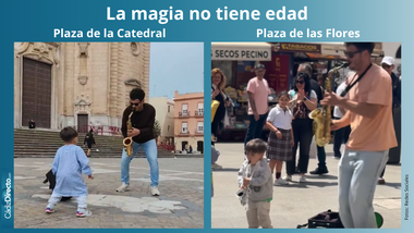 La magia de la música no tiene edad: un niño y un saxofón en Cádiz que arrasan en redes