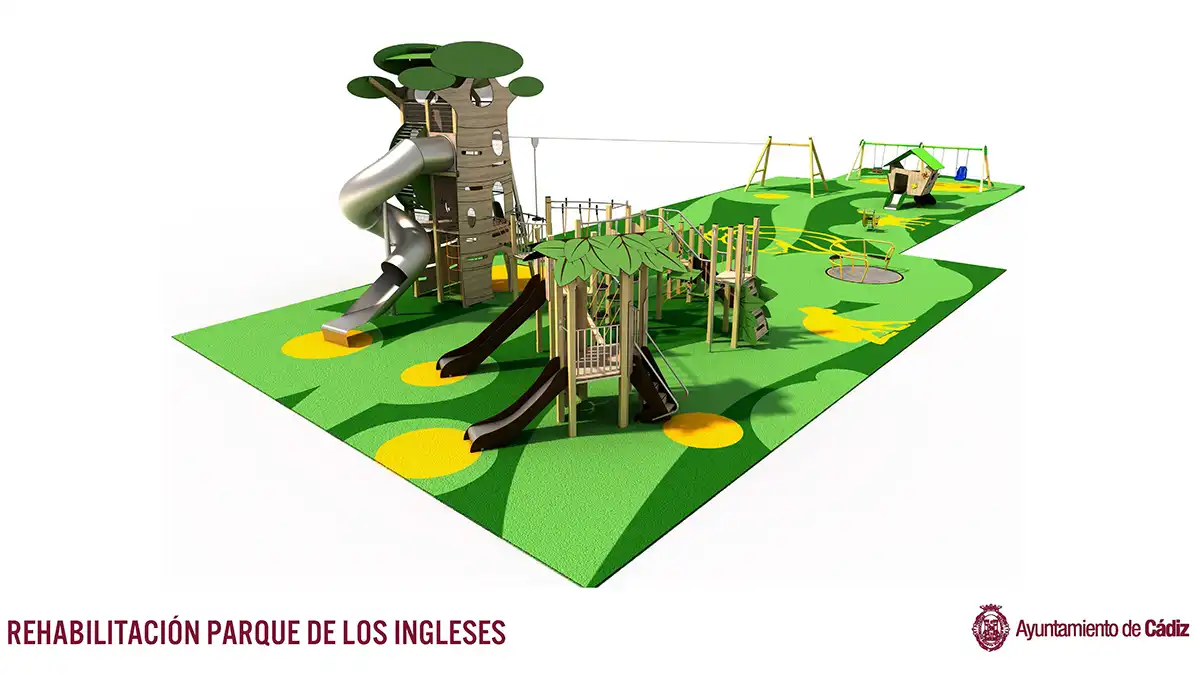 El Ayuntamiento de Cádiz transformará el Parque de los Ingleses tras años de abandono