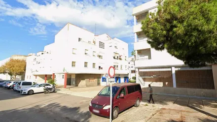 Zona donde se produjo el accidente, con pisos de tres plantas.