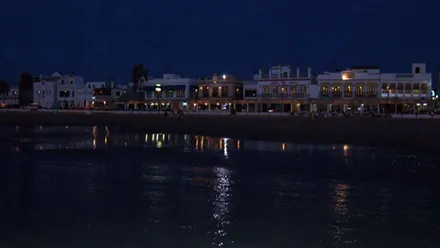 Vista nocturna de Bajo Guía.