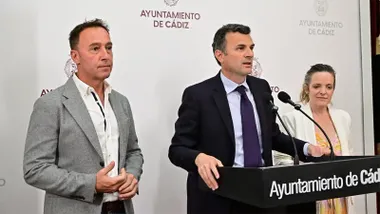 El alcalde de Cádiz, Bruno García en la rueda de prensa posterior a la junta de Gobierno del viernes 5 de junio. Foto: Eulogio García.